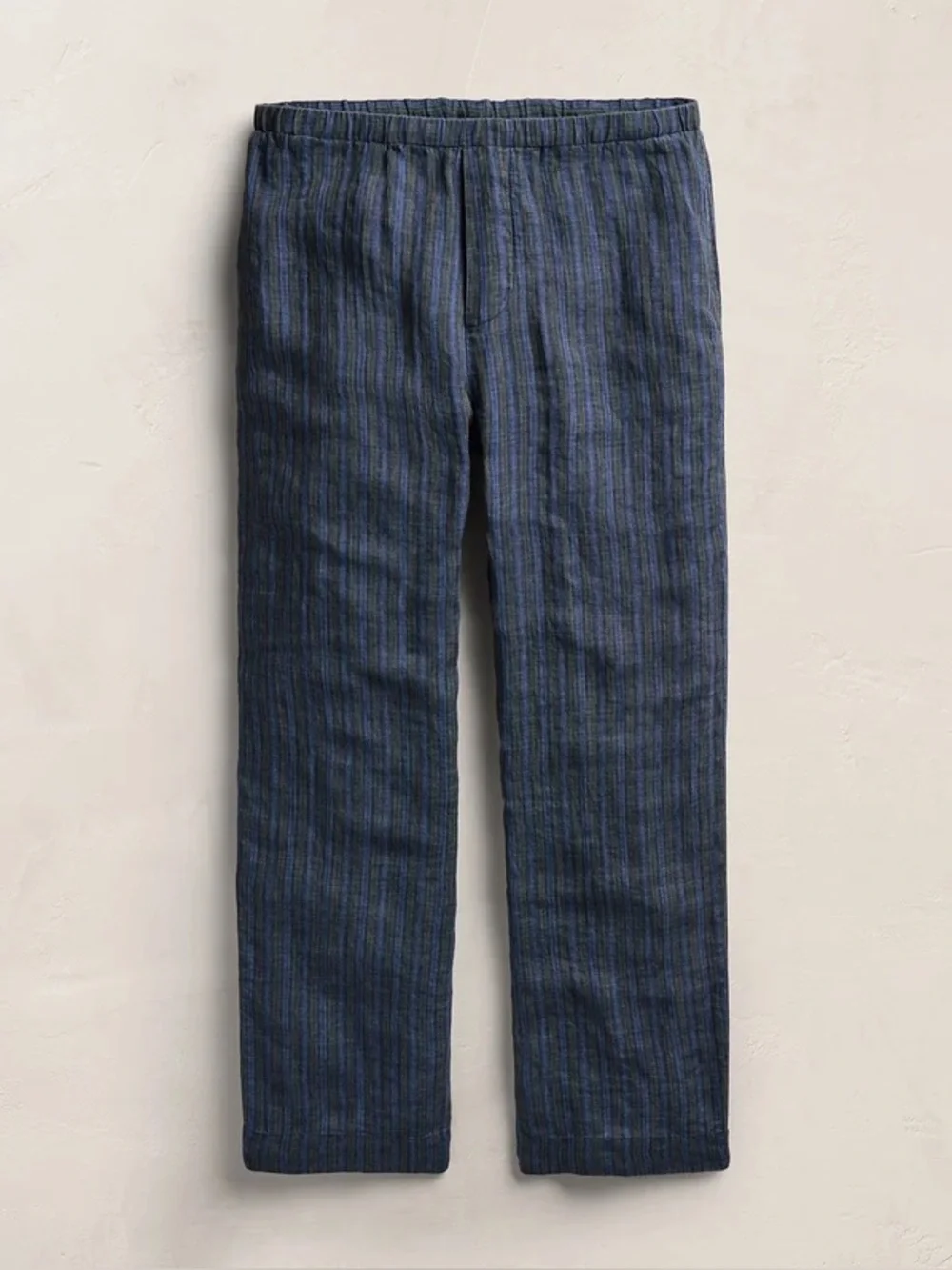 James perse WASHED STRIPE LINEN RELAXED PANT